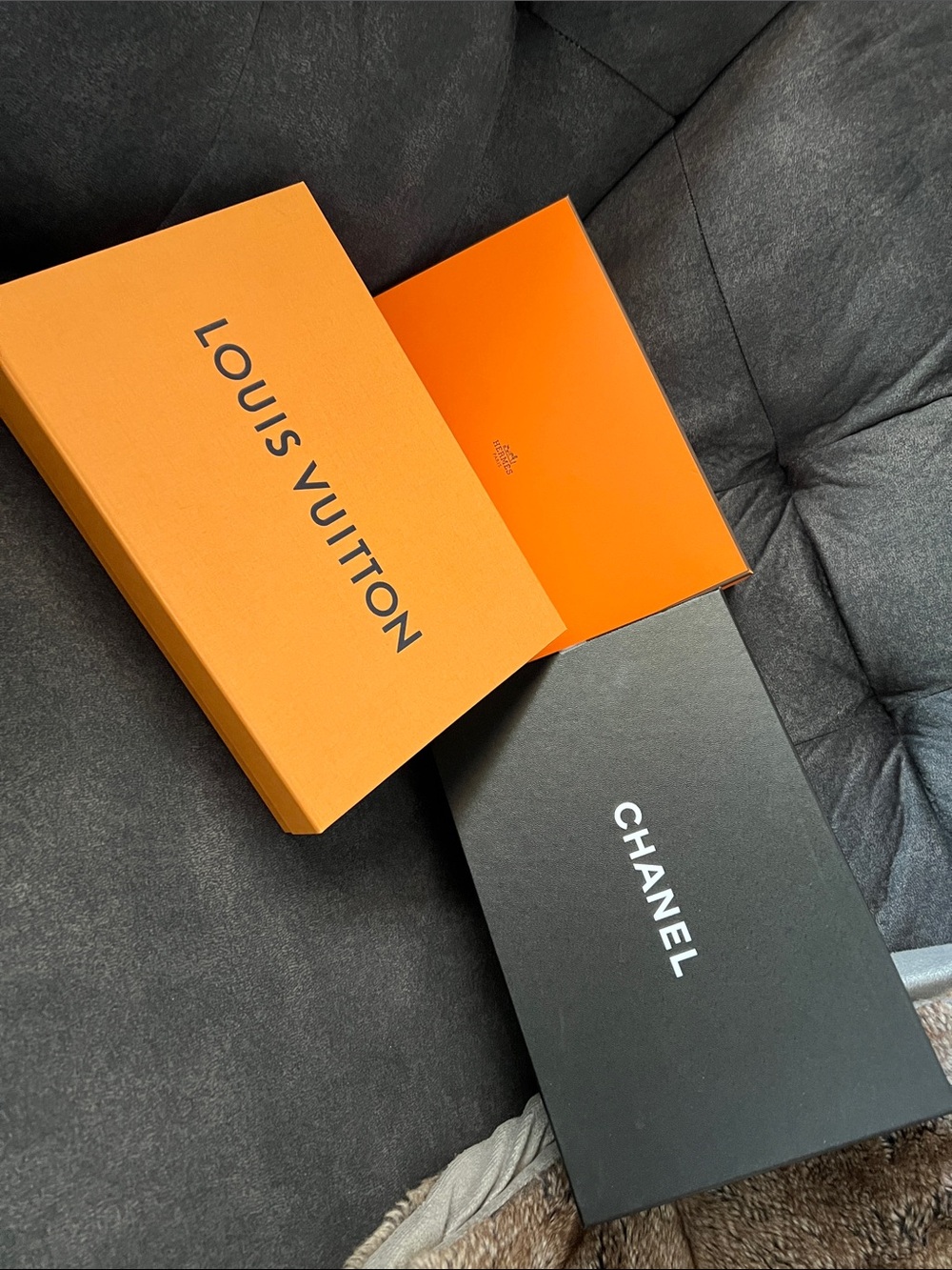✨CHANEL, Hermes, Louis Vuitton Boxes ( Bundle)✨